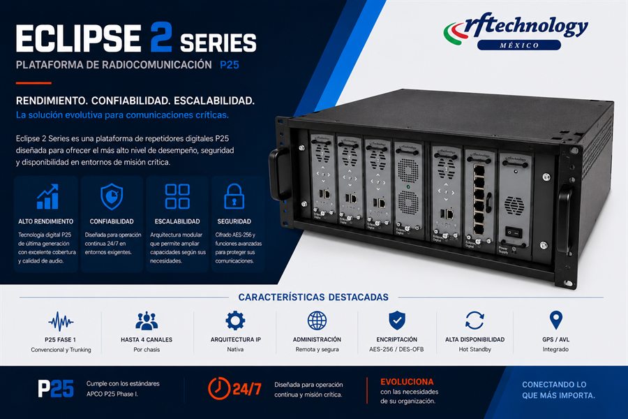 Eclipse 2 Series, plataforma de radiocomunicación P25